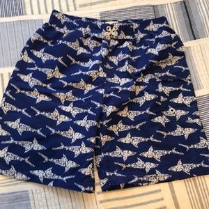 Shark blue shorts
